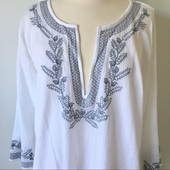 Old Navy Other - NWT Boho Embroidered Cotton Coverup Dress